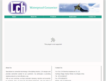 Tablet Screenshot of lchconnector.com